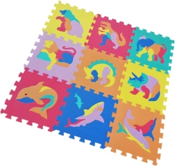 Schuimpuzzel Dieren 9 stuks