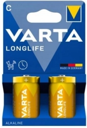 Alkaline batterij Longlife Type C 2 stuks
