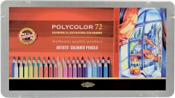 Kunstkleurpotloden Koh-i-noor Polycolor 72 stuks