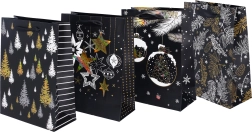 Cadeautas met kerstmotief