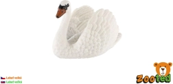 Figuur van een knobbelzwaan