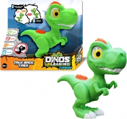 Pratende interactieve T-Rex met lichteffect