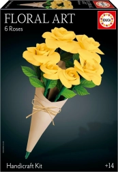 3D-puzzel EDUCA Floral Art – gele rozen