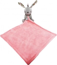 Kinderhanddoek Konijntje 35 × 35 cm roze