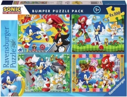 Ravensburger puzzel Sonic Egel 4x100 stukjes