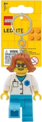 Lego lichtgevende sleutelhanger dokter met LED