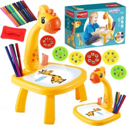 Projectietekentafel Giraffe met stiften WOOPIE