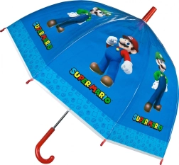 transparante handmatige paraplu Super Mario