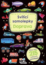 Glow-in-the-dark stickers vervoer (200 stuks)