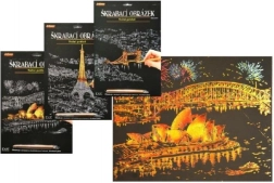 ARTLOVER gouden kraskaart – nachtelijk uitzicht op het Sydney Opera House