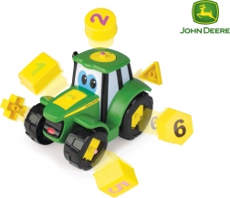 Kindertractor JOHN DEERE Johnny met cijfers