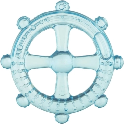 Koelend bijtspeeltje Akuku stuurwiel blauw