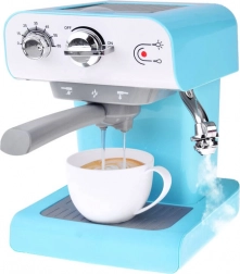 Kinderkoffiemachine met stoom en geluiden