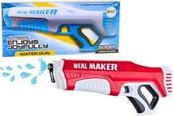 Automatisch waterpistool rood 350 ml