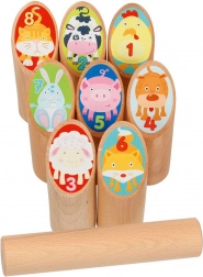 Vikingenspel kubb dieren