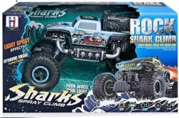 RC auto Rock Shark met nebeleffect – blauw