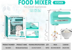 Kinderstaafmixer met draaiende gardes en accessoires