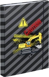 Baagl map voor schoolschriftjes A5 graafmachine