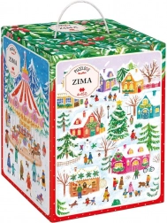 Puzzlove CzuCzu – winterpuzzelset 4×150 stukjes