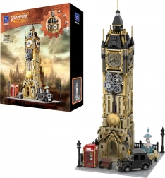 Bouwset Pantasy Steampunk klokkentoren Big Ben, 2424 onderdelen
