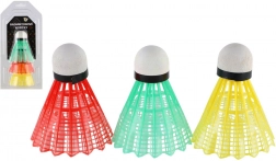 Gekleurde badmintonshuttles/kooitjes 3 stuks