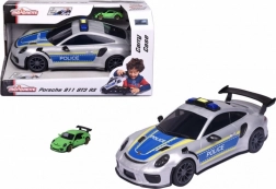 Majorette Porsche 911 GT3 RS politie – transportcontainer met auto