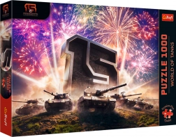 Trefl puzzel 1000 stukjes – 15e jubileum WORLD OF TANKS