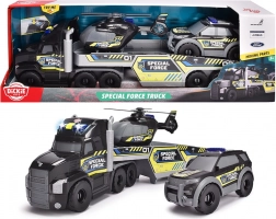 Dickie Toys SOS sleepwagen met platform en reddingsvoertuigen