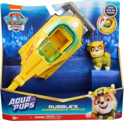 Paw Patrol Aqua-voertuig met Rubble-figuur