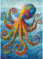 Puzzel Šplouch, šplouch octopus 500 stukjes