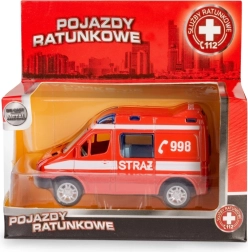 Metalen model brandweerwagen MERCEDES-BENZ Sprinter 1:50 Daffi