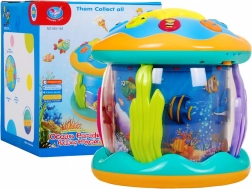 Projector "Zeewereld" voor kinderen 3+ Licht Muziekdoos Slaaphulp
