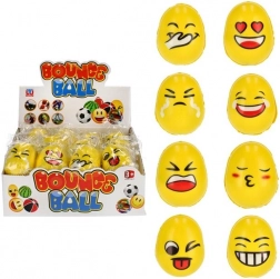 Anti-stress eitje met emoji-gezichtjes 6 cm