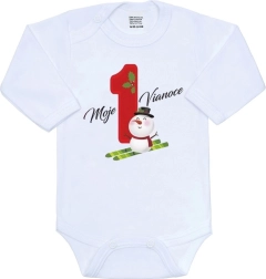 Babybody New Baby Mijn eerste Kerst, maat 56 (0–3 maanden)