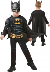 Kinderkostuum BATMAN zwart 110–116 cm (5–6 jaar)