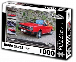 Puzzel RETRO-AUTA Škoda Garde 1983, 1000 stukjes