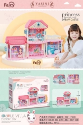 Vila voor poppen met accessoires