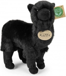 Pluchen alpaca lama zwart 23 cm milieuvriendelijk