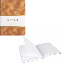 Elegant notitieboek karamelkleurig