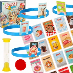 Wie ben ik? Raad het eten gezelschapsspel voor kinderen