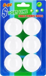 Pingpongballen 6 stuks