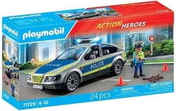 Playmobil politieauto met zwaailicht en geluid