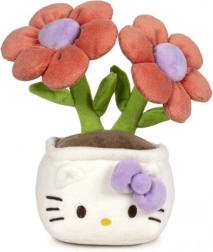 Pluchen knuffel Hello Kitty bloempot 20 cm