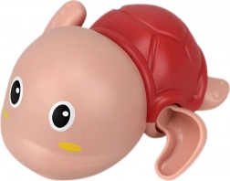 Woopie drijvende opwindbare badschildpad roze