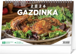 Bureaukalender Gazdinka 2026, 23,1 × 14,5 cm