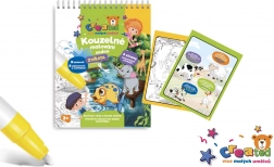 Magisch schilderen met water – blok, 4 vellen – Dieren