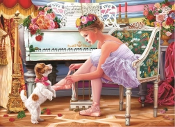 Puzzel Ballerina en haar Puppy 1000 stukjes