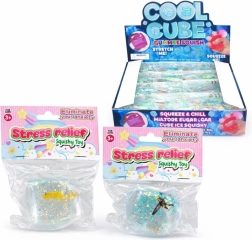 Ontspannende antistresskubus met visje 5 cm
