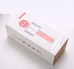 draadloze karaokemicrofoon met opname en ondersteuning voor USB/microSD