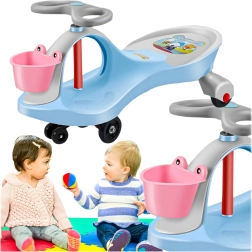 Kinder balans-loopauto Swing Car – zwaartekracht aangedreven ride-on, blauw